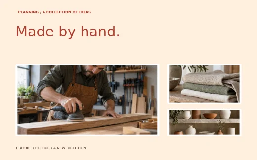 Editable creative design inspiration