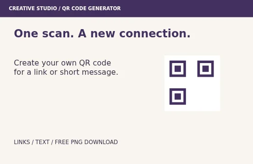 QR code generator example